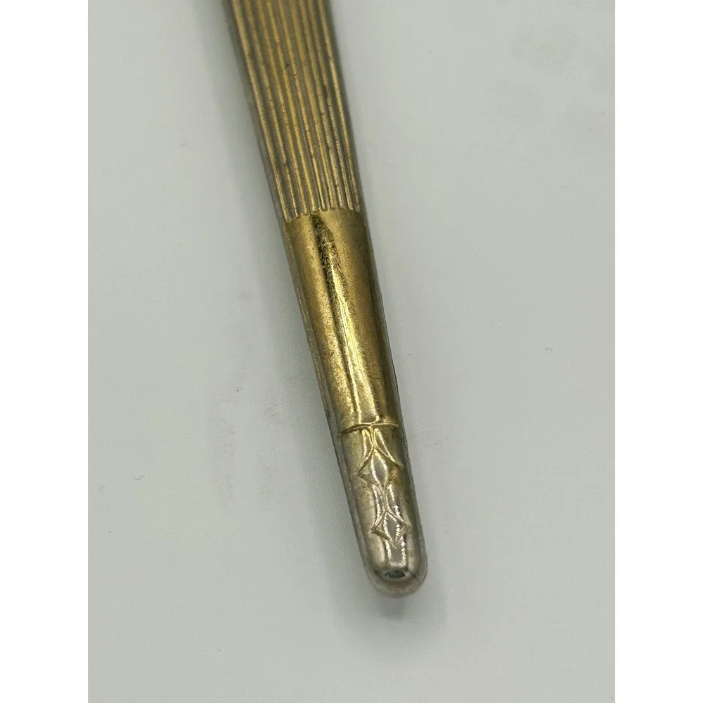Vintage Gold Tone Floral Hair Brush Hollywood Regency Vanity‎ Decor Rose Bouquet